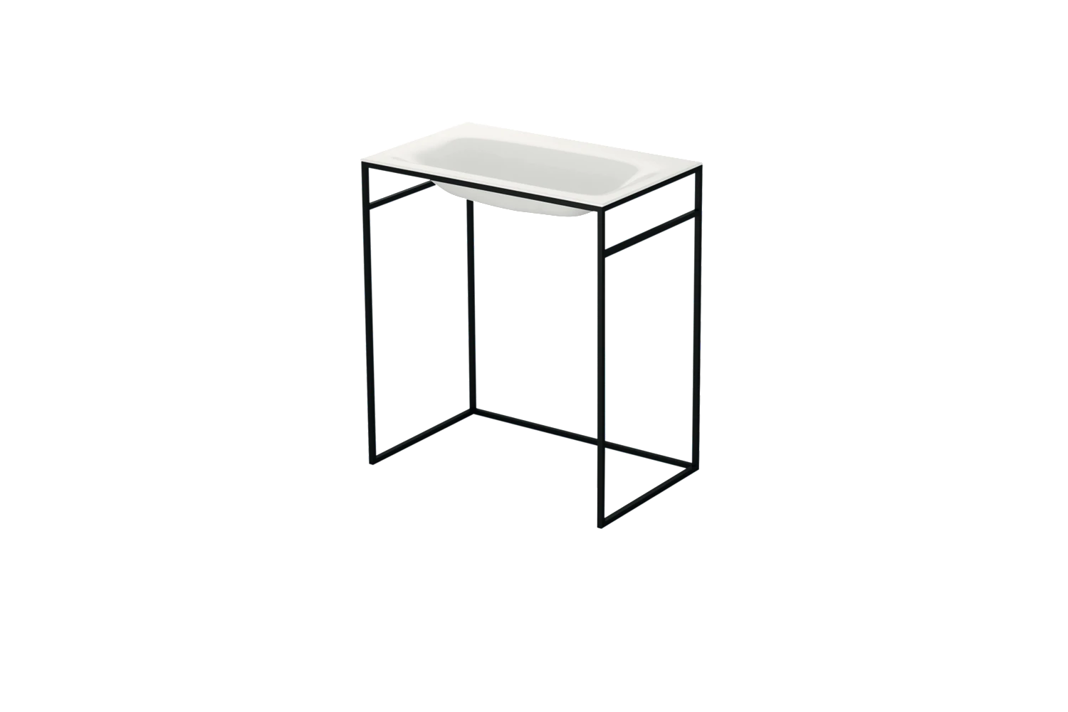 Freistehender Waschtisch „BetteLux Shape“ 80 × 49,5 × 12 cm in Flax Freistehender Waschtisch „BetteLux Shape“ 80 × 49,5 × 12 cm in Flax