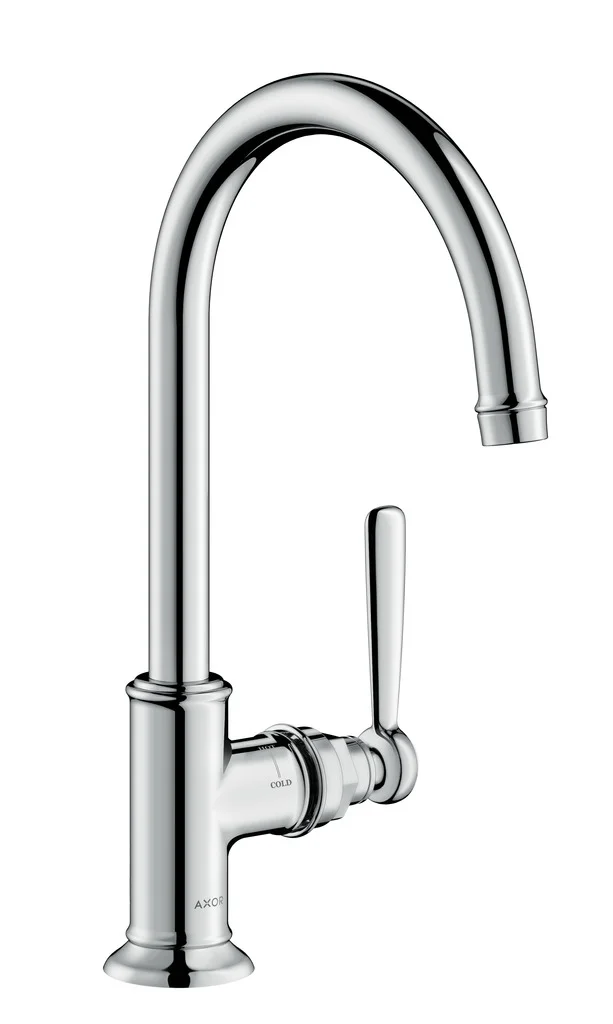 Hansgrohe AXOR Montreux Einhebel-Waschtischmischer 210, Chrom, Ausladung 175 mm, Auslaufhöhe 209 mm, Hebelgriff, Laminarstrahl, max. Durchfluss 5 l/min