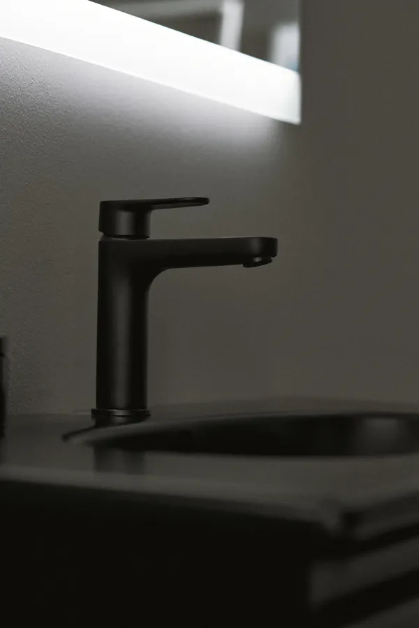 Ideal Standard Waschtischarmatur Cerafine O H120 mit Push-Open Ausladung 125mm Silk Black Ideal Standard Waschtischarmatur Cerafine O H120 mit Push-Open Ausladung 125mm Silk Black