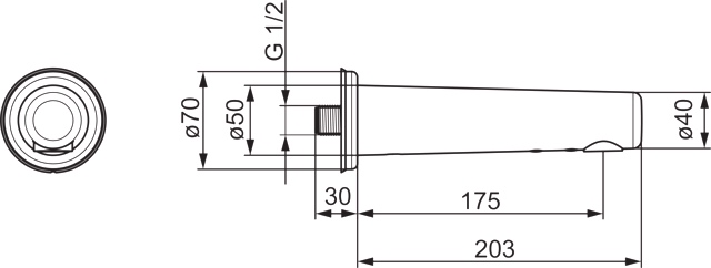 Hansa Waschtischarmatur, elektronisch „Electra“ Ausladung 175 mm in Chrom Hansa Waschtischarmatur, elektronisch „Electra“ Ausladung 175 mm in Chrom