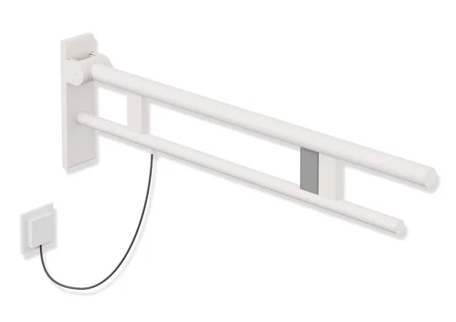HEWI Stützklappgriff Duo Design B Edelstahl 850 mm