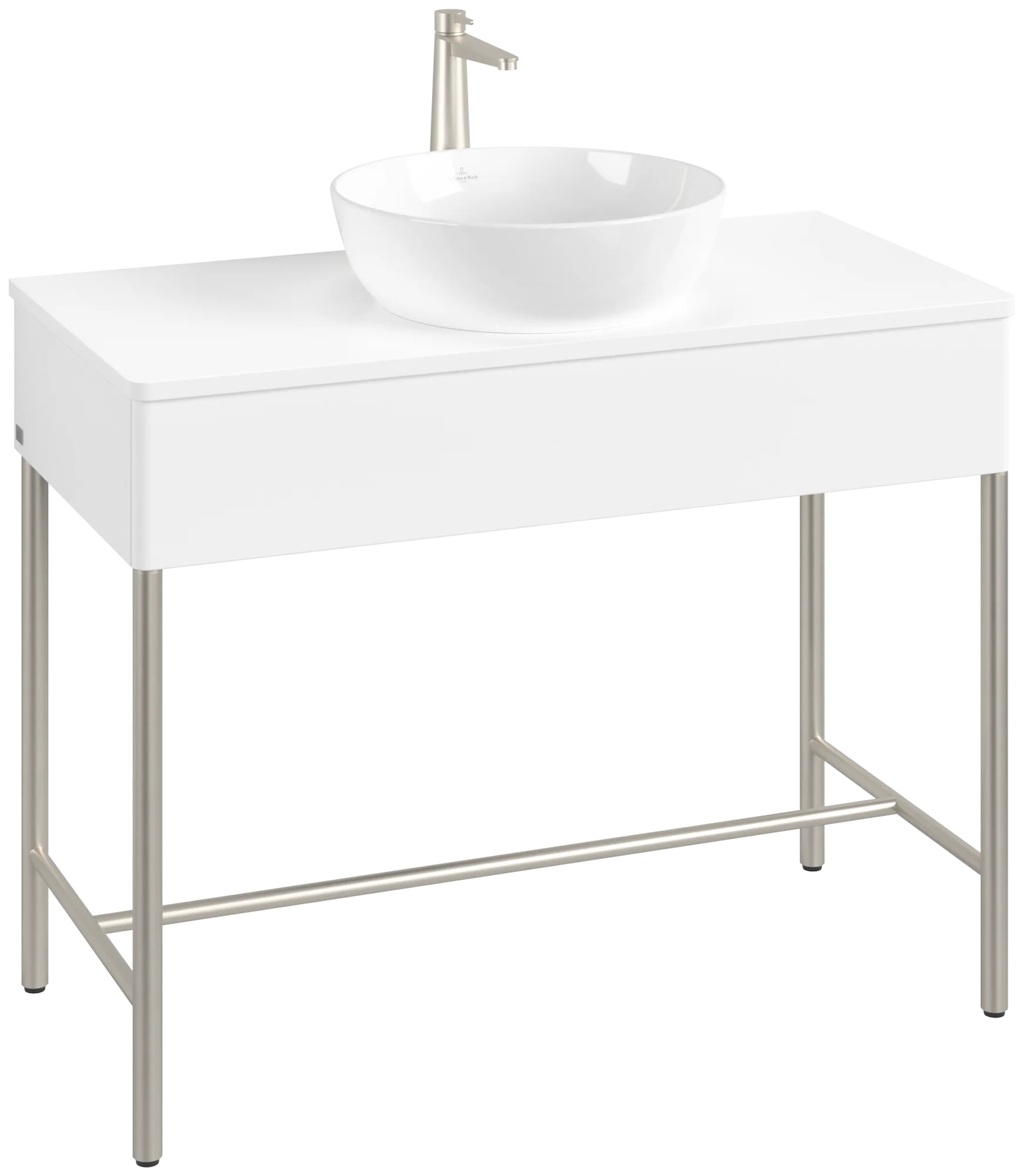 Villeroy & Boch Waschbeckenunterschrank Artis L61050MT, Eckig White Matt Lacquer, 1000x782x500mm, mit Beleuchtung und Push-to-open Funktion Villeroy & Boch Waschbeckenunterschrank Artis L61050MT, Eckig White Matt Lacquer, 1000x782x500mm, mit Beleuchtung und Push-to-open Funktion