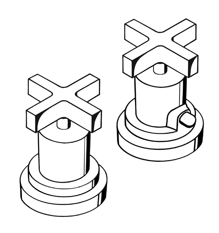 2-L.Thermostatmischer Axor Citterio F-Set chrom m.Kreuzgr.Wannenrandmontage 2-L.Thermostatmischer Axor Citterio F-Set chrom m.Kreuzgr.Wannenrandmontage