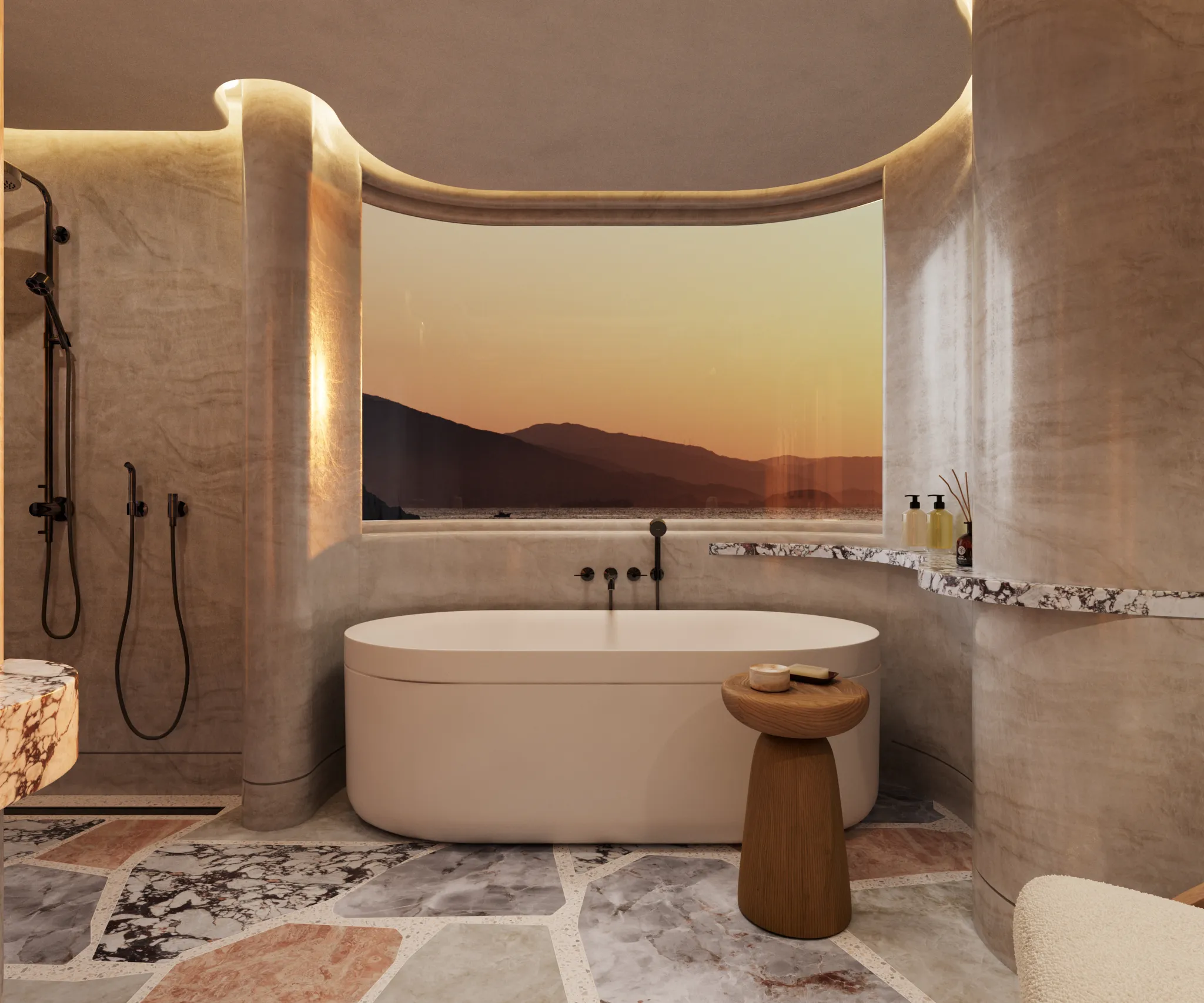 Hansgrohe AXOR Suite Waschbecken & Badewannen Badewanne 1900⁄850, Chrom