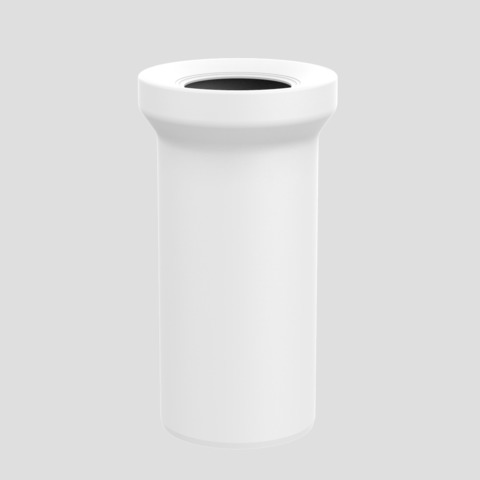 WC-Anschlussstutzen 250 mm DN100, weiß