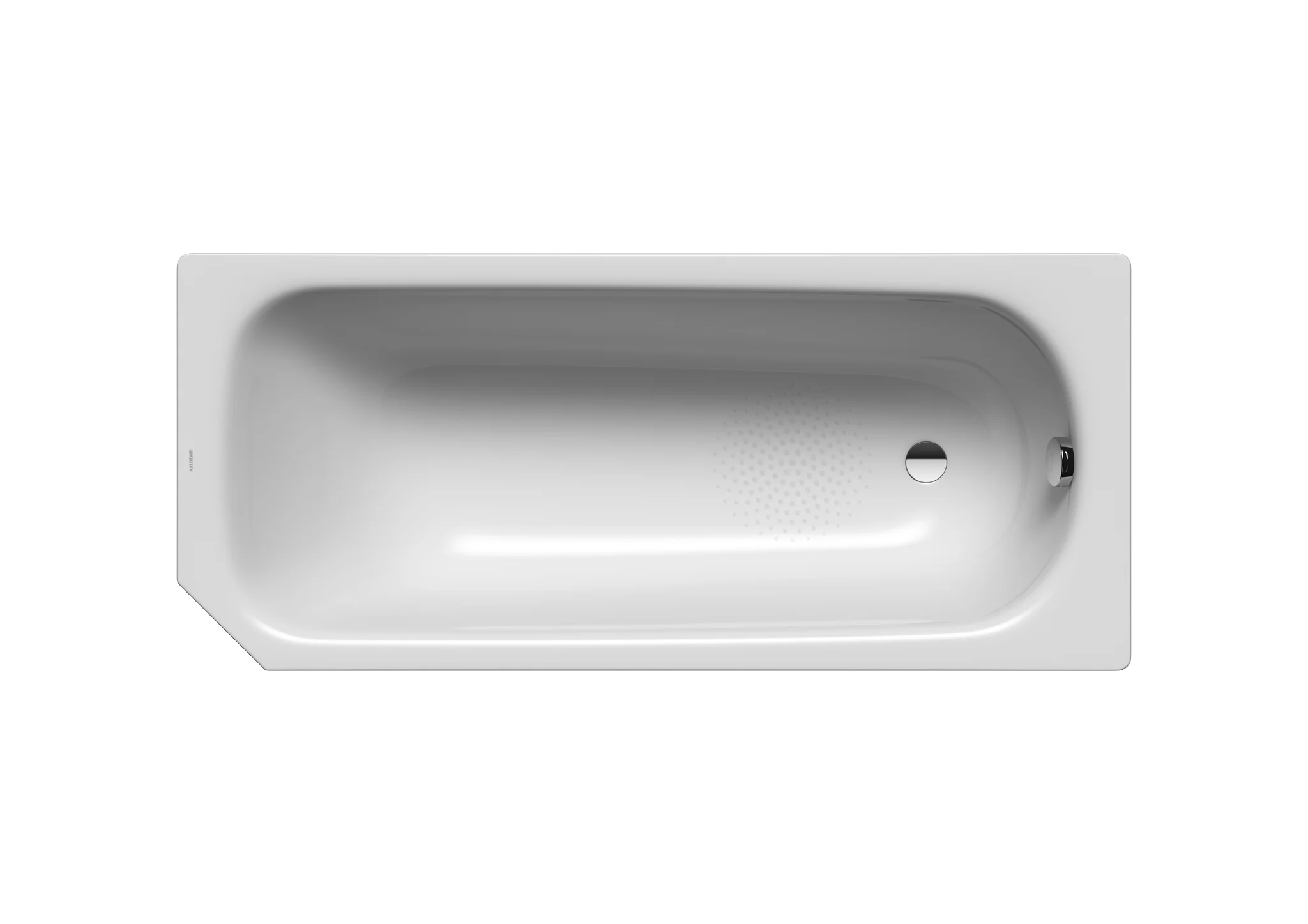 Kaldewei SANIFORM V1-V4 Badewanne, 1600x700 mm, Perl-Effekt, Antislip