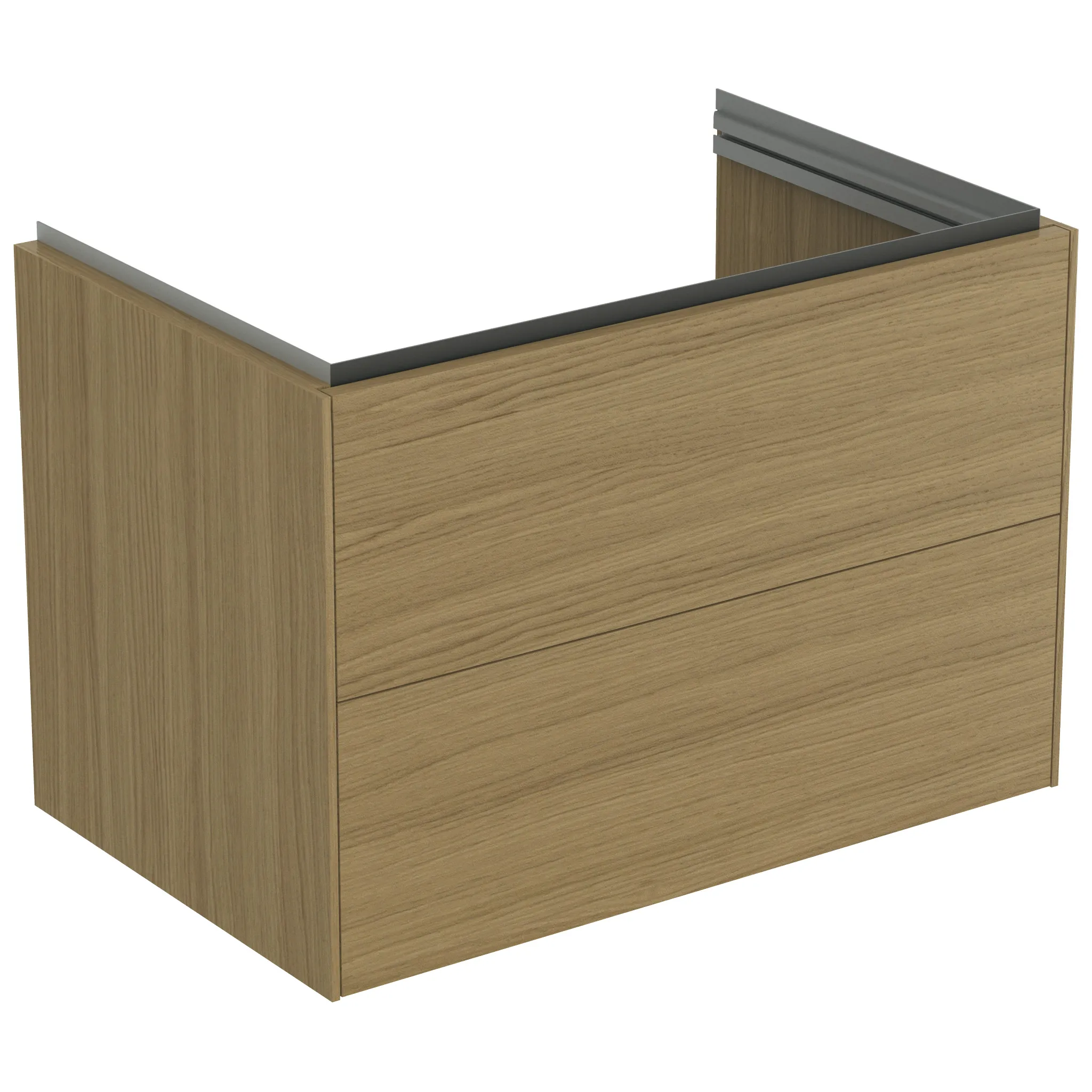 Ideal Standard Waschtischunterschrank „Conca“ 80 × 55,5 × 50,5 cm Eiche hell Furnier Ideal Standard Waschtischunterschrank „Conca“ 80 × 55,5 × 50,5 cm Eiche hell Furnier