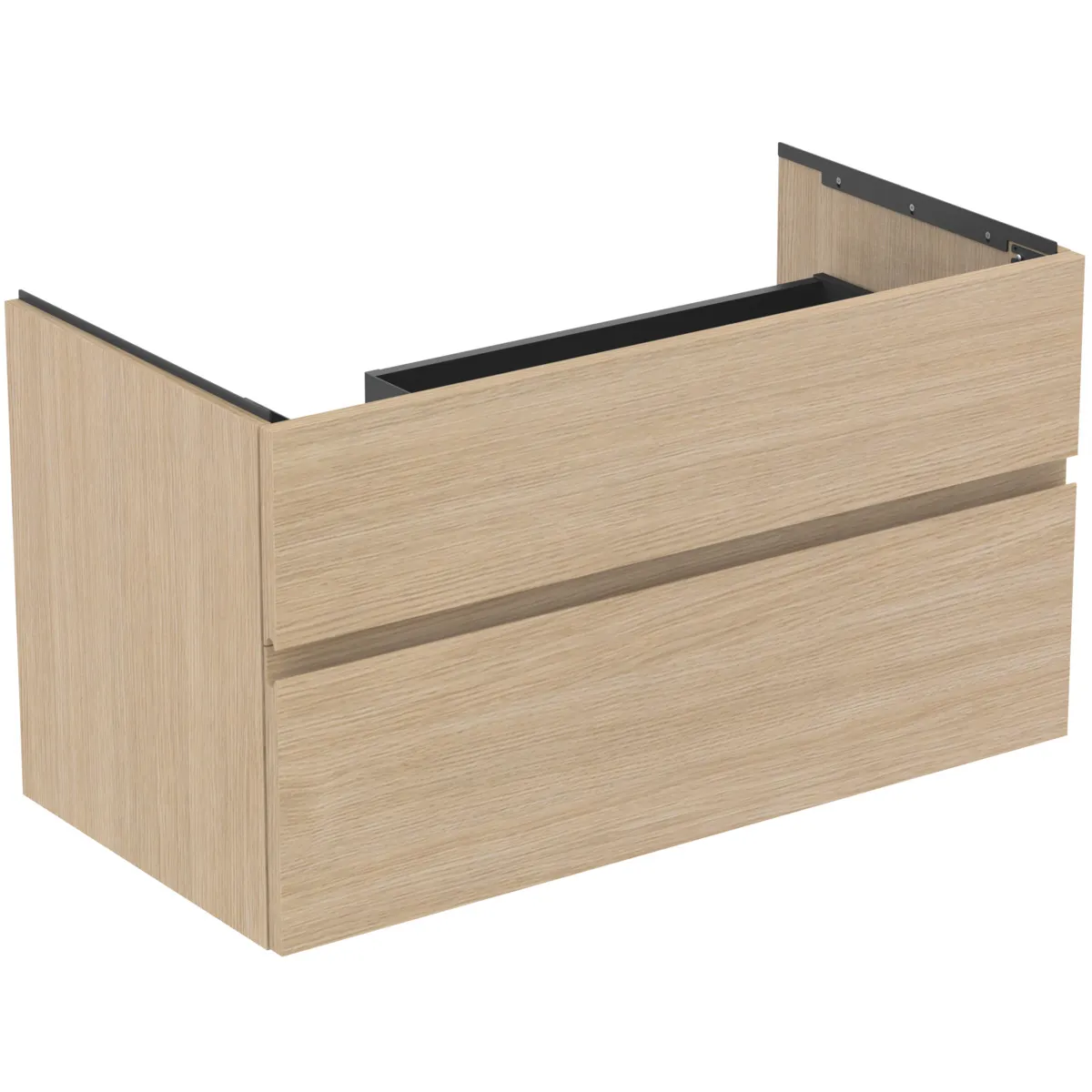 Ideal Standard Waschtischunterschrank „Finesse“ 100 × 55 × 50,5 cm Eiche weiß
