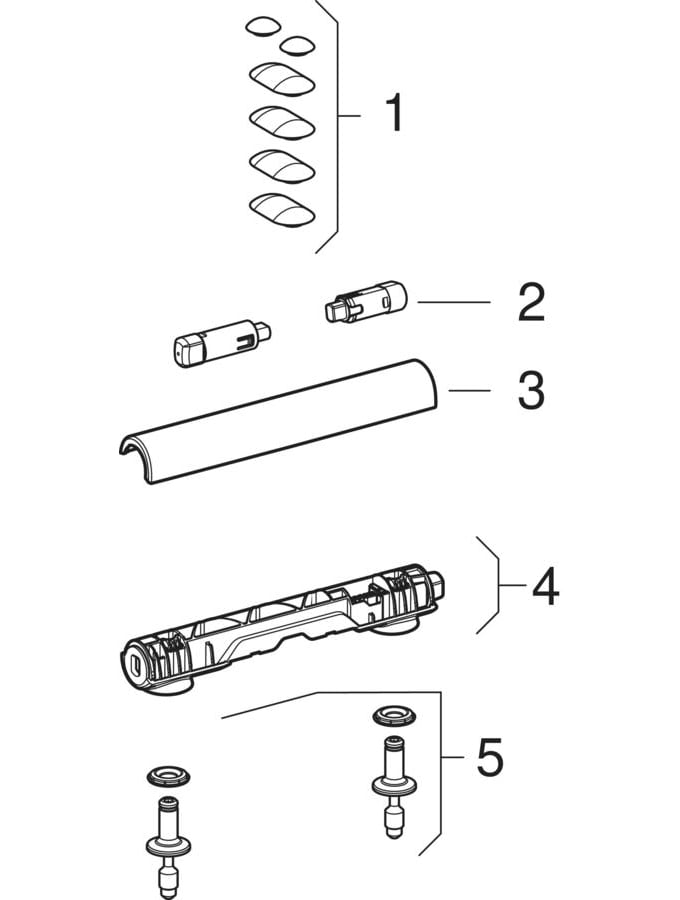 Wand-Tiefspül-WC Set mit WC-Sitz „One“ geschlossene Form 54 cm in weiß alpin mit KeraTect®, ohne Spülrand