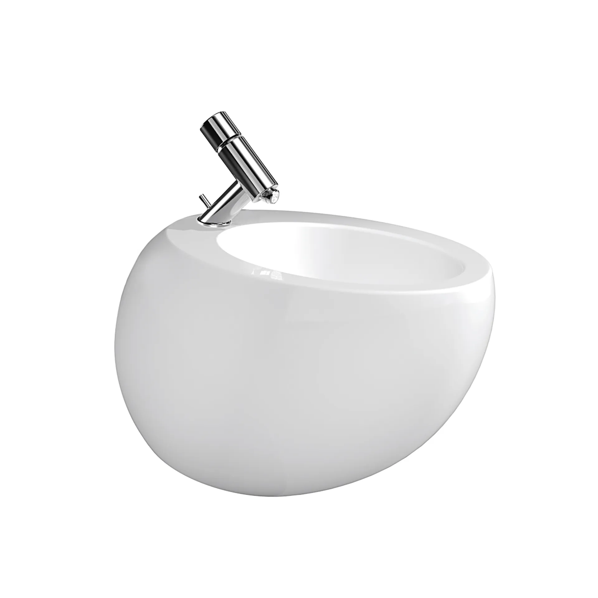 Laufen Bidet „Ilbagnoalessi“, Befestigung verdeckt in Weiß