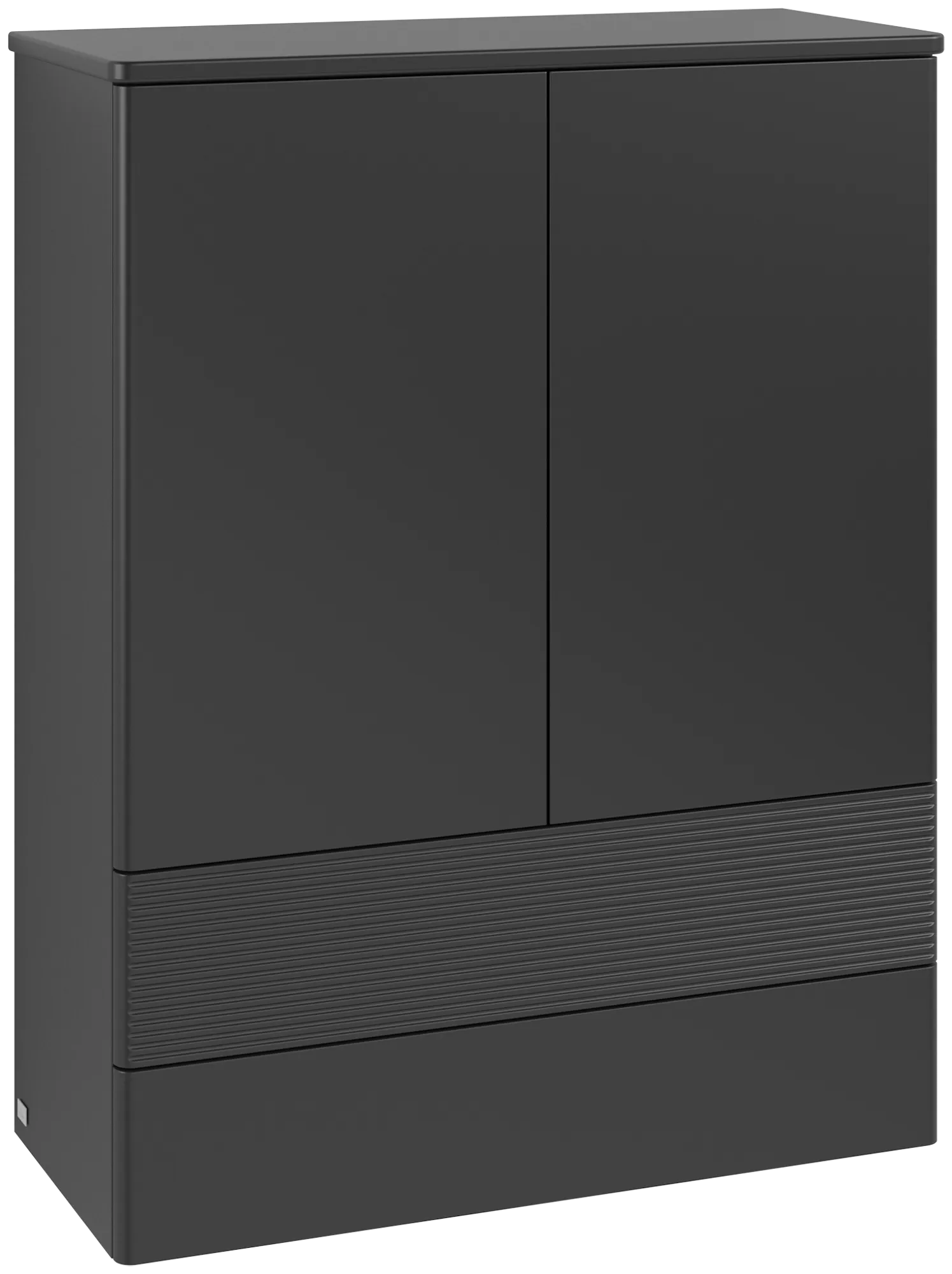 Villeroy & Boch Antao Highboard K47, 814x1039x356mm, 2 Türen, Black Matt Lacquer Villeroy & Boch Antao Highboard K47, 814x1039x356mm, 2 Türen, Black Matt Lacquer