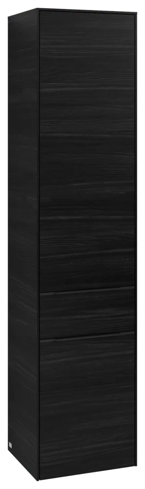 Villeroy & Boch Subway 3.0 Hochschrank C59001, 400 x 1710 x 362 mm, links Anschlag, Black Oak