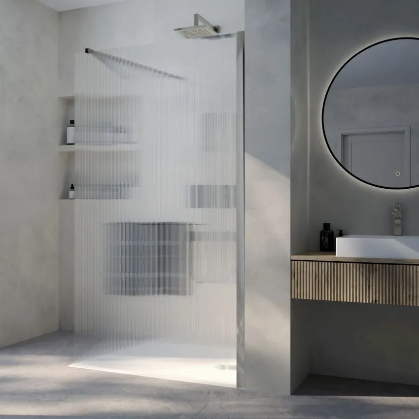 Hoesch Duschabtrennung „Structura“ Profile eloxal silber, L: 900 mm