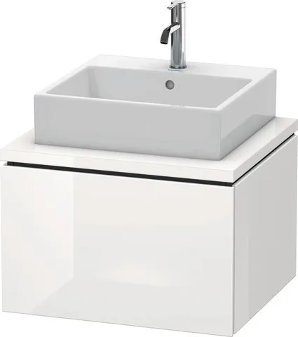 Duravit Waschtischunterschrank wandhängend „L-Cube“ 62 × 40 × 54,7 cm Weiß Hochglanz Duravit Waschtischunterschrank wandhängend „L-Cube“ 62 × 40 × 54,7 cm Weiß Hochglanz