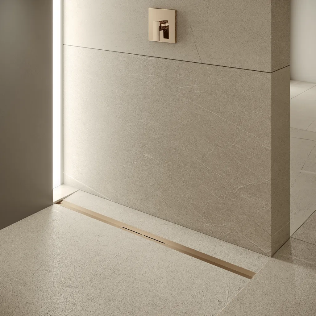 TECEdrainprofile Duschprofil, 1200 mm, Edelstahl, "Polished Gold Optic / Gold Optik glänzend" TECEdrainprofile Duschprofil, 1200 mm, Edelstahl, "Polished Gold Optic / Gold Optik glänzend"