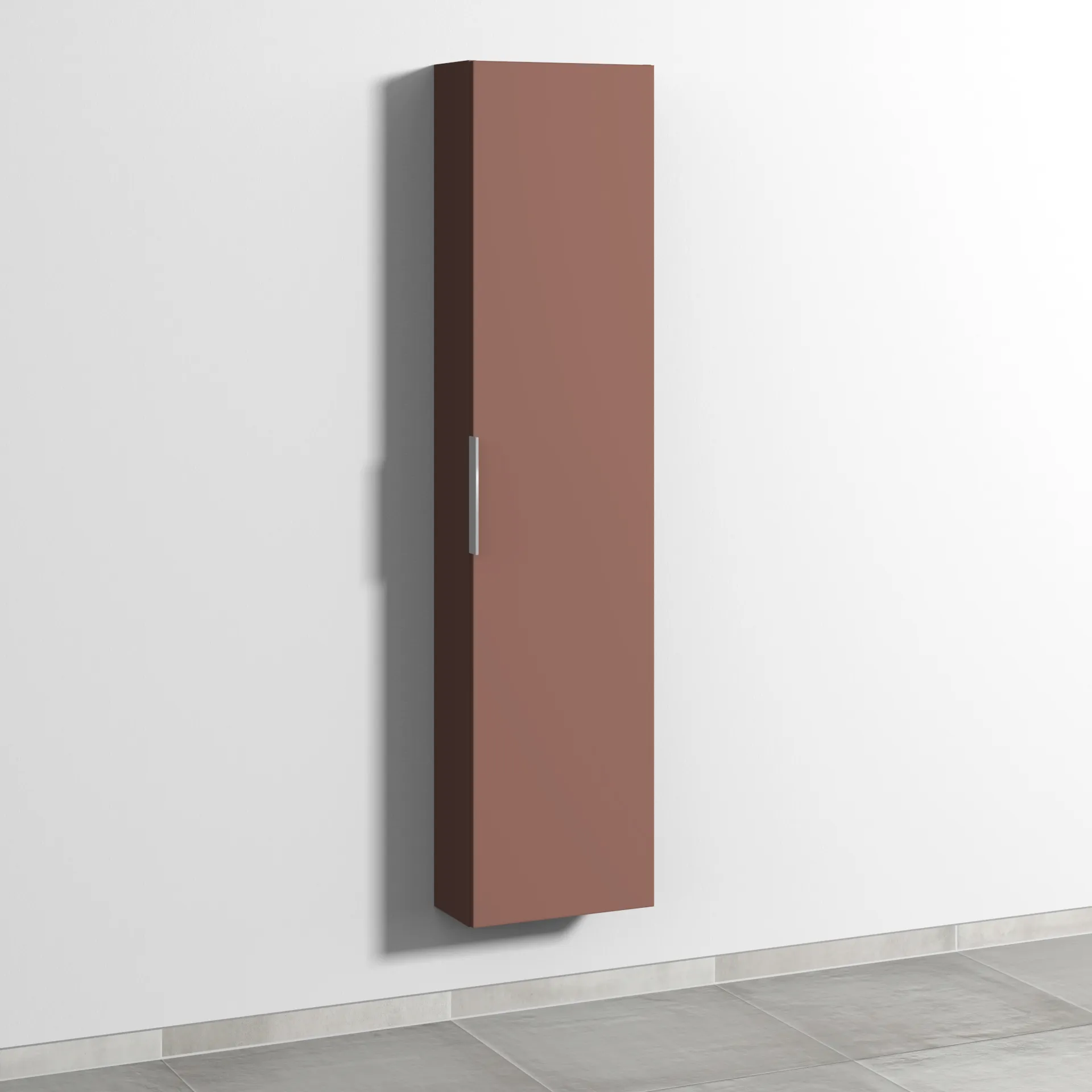 Sanipa Hochschrank „3way“ 400 × 1700 × 199 mm Anschlag rechts, in Wine-Red, Anschlag rechts