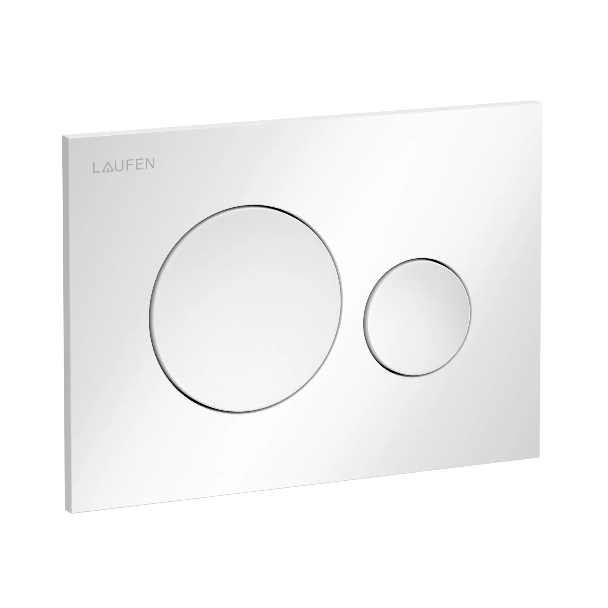 Betätigungsplatte MOON INEO 203x145x6, aus Kunsstoff, für Frontbetätigung oder Betätigung von oben, für Unterputz-Spülkasten mit Dual-Flush 2-Mengen-Spülsystem, auch für flächenbündigen Einbau geeignet, weiß Betätigungsplatte MOON INEO 203x145x6, aus Kunsstoff, für Frontbetätigung oder Betätigung von oben, für Unterputz-Spülkasten mit Dual-Flush 2-Mengen-Spülsystem, auch für flächenbündigen Einbau geeignet, weiß