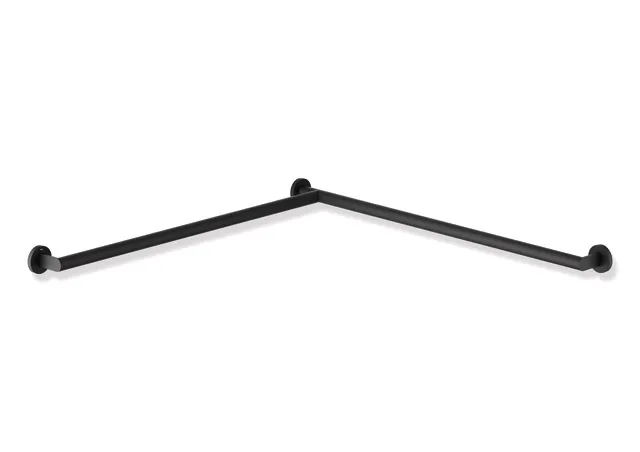 HEWI System 900 Duschhandlauf, Edelstahl, schwarz HEWI System 900 Duschhandlauf, Edelstahl, schwarz