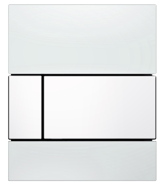 Square Urinal-Glas-Betätigungsplatte inklusive Kartusche
