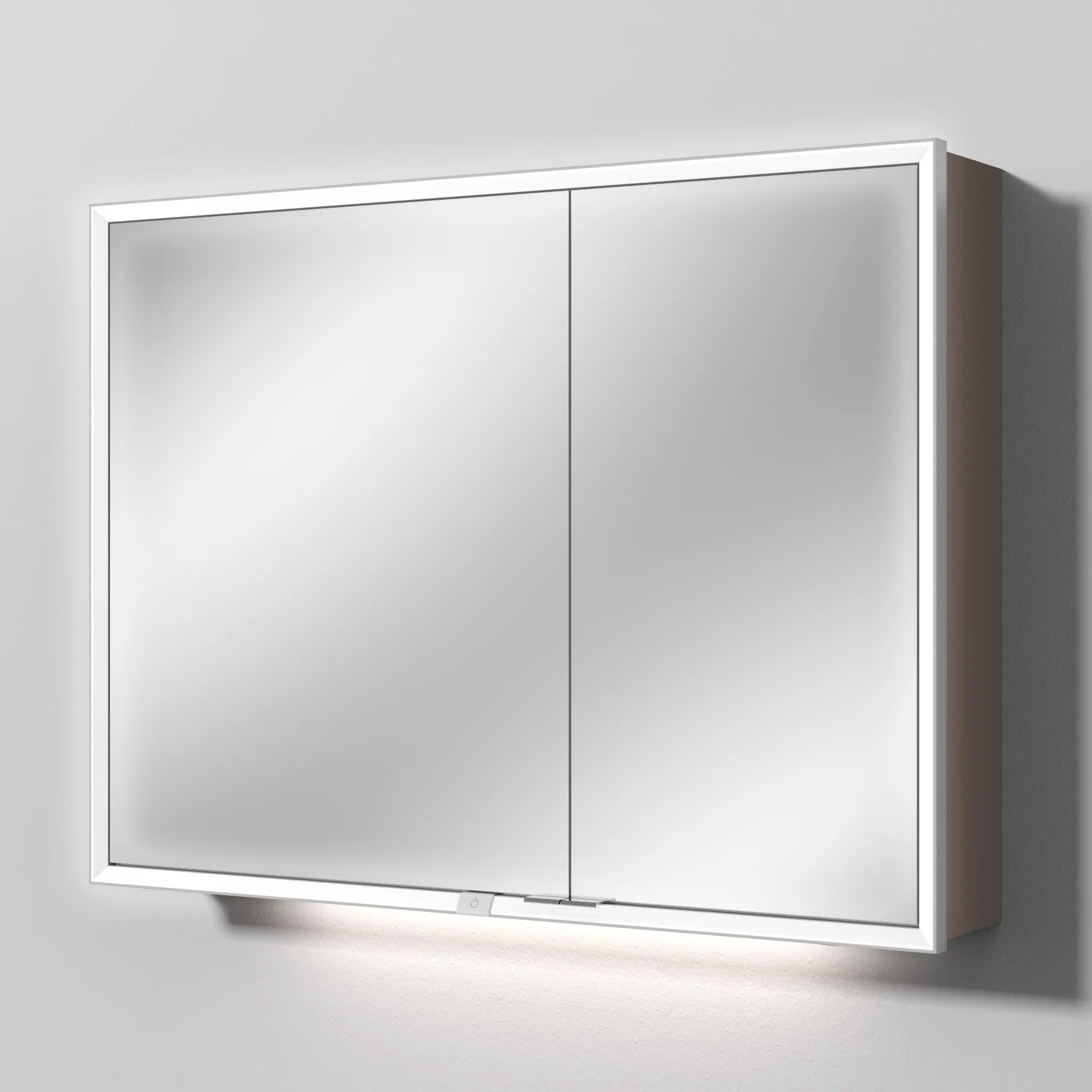 Sanipa Spiegelschrank „Milo“ 100 × 75 × 16,8 cm in Taupe (matt)