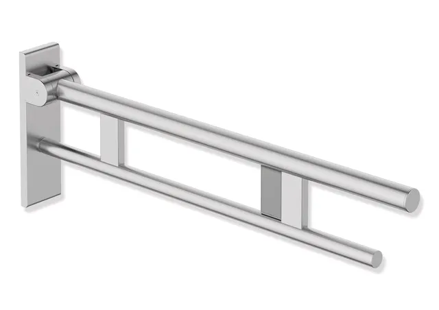HEWI Stützklappgriff Duo Design B Edelstahl 750 mm