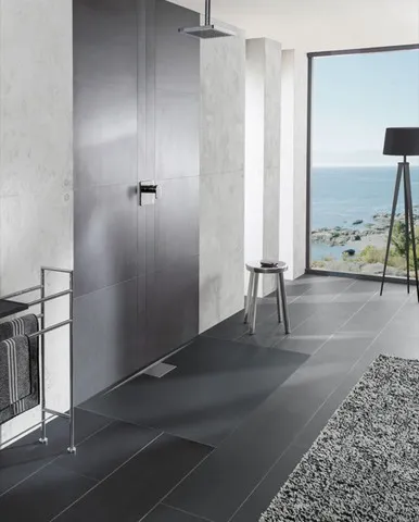 Villeroy & Boch rechteck Duschwanne „Architectura MetalRim“ 120 × 90 cm ohne Oberflächenbeschichtung, in Anthracite