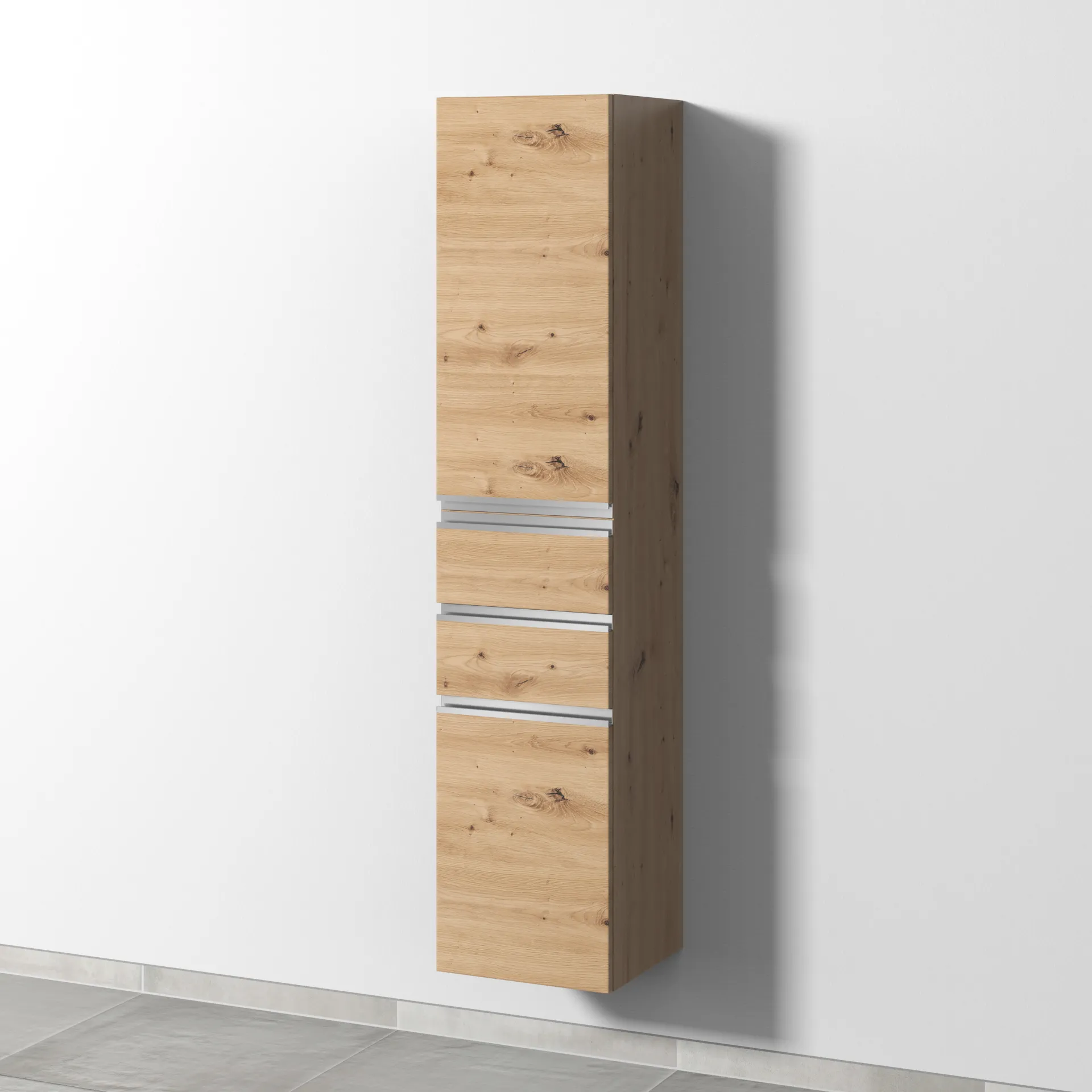 Sanipa Hochschrank „2morrow“ 350 × 1615 × 350 mm in Eiche Natural-Touch