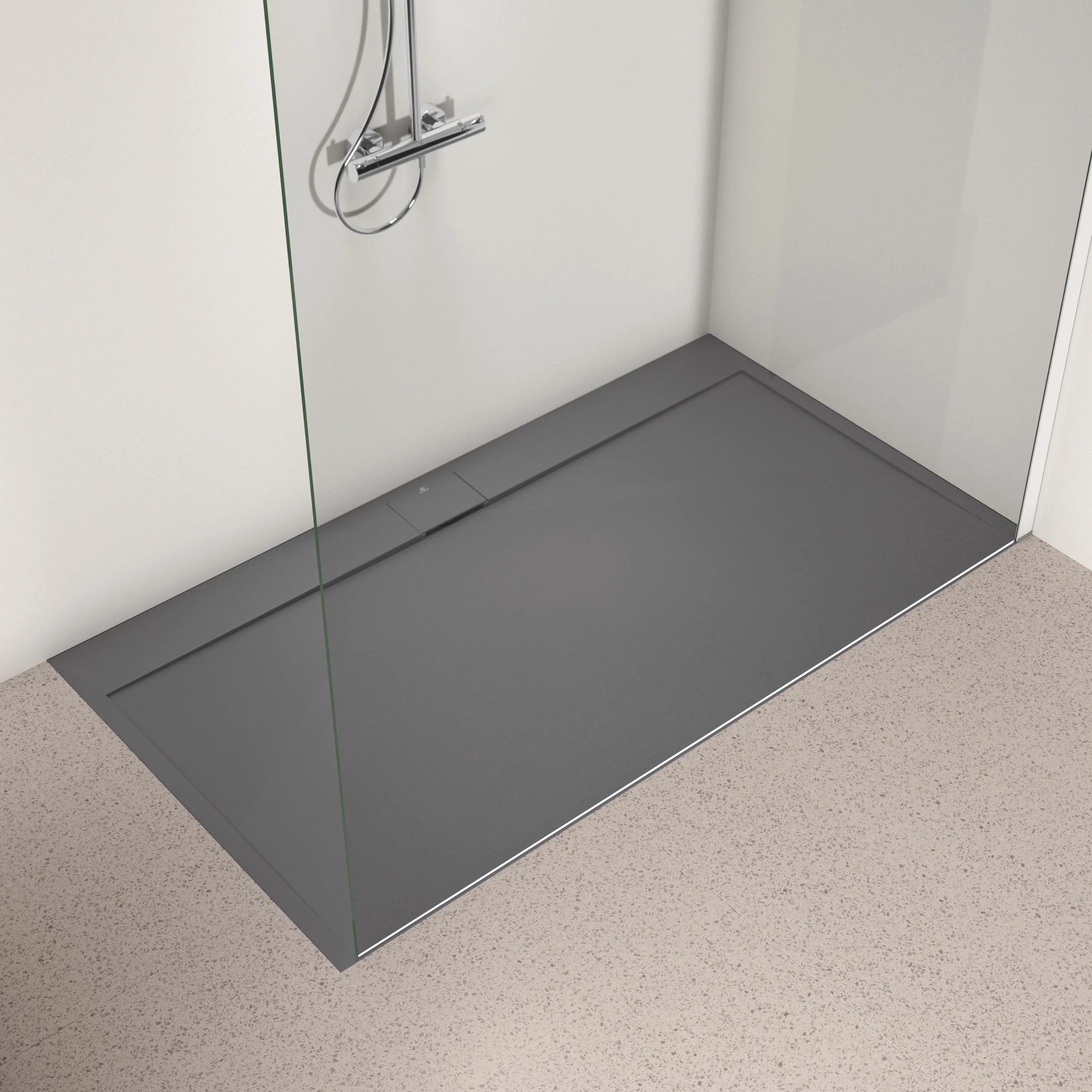 Ideal Standard Duschwanne „UltraFlatSi.life“ 100 × 180 cm in Quarzgrau Ideal Standard Duschwanne „UltraFlatSi.life“ 100 × 180 cm in Quarzgrau