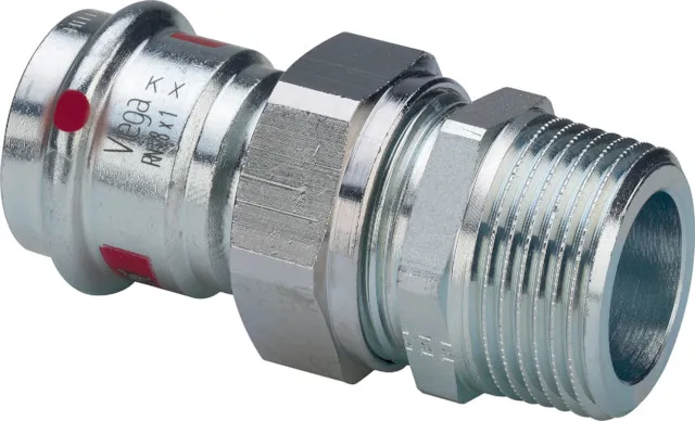 „Prestabo“ Verschraubung mit 1 Muffe und Außengewinde 54 mm × 2″ „Prestabo“ Verschraubung mit 1 Muffe und Außengewinde 54 mm × 2″