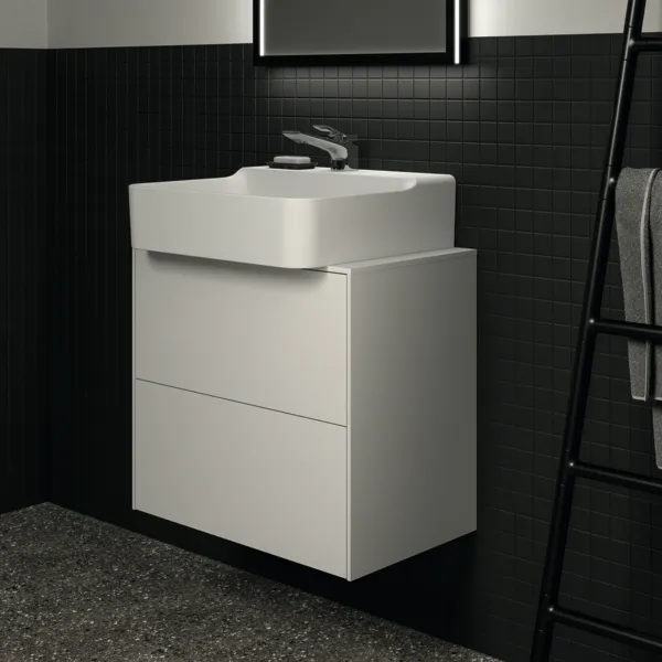 Ideal Standard Waschtischunterschrank „Conca“ 60,2 × 55 × 37,3 cm Weiß matt lackiert