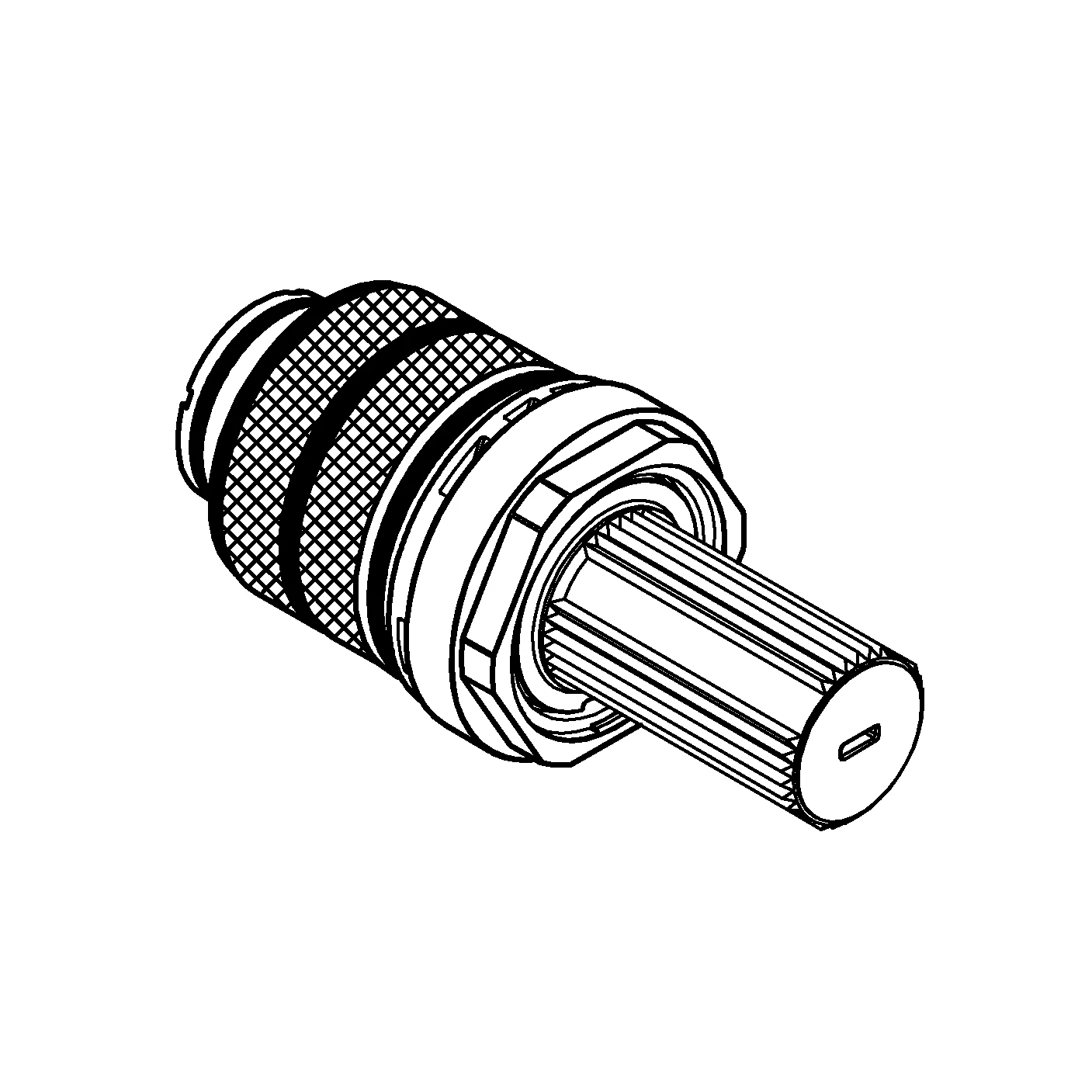 Kartusche 46989, für SmartControl Mischer, inklusive Befestigungsmutter