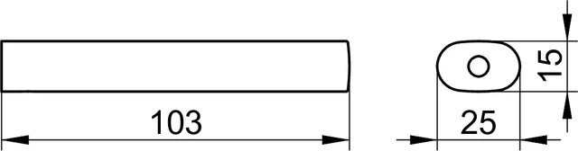 Edition 400 11563010000 Ersatzrollenhalter verchromt Edition 400 11563010000 Ersatzrollenhalter verchromt