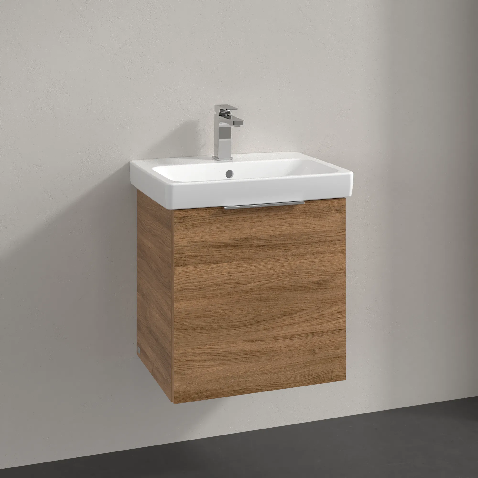 Villeroy & Boch Waschtischunterschrank „Architectura“ 500 × 520 mm Kansas Oak, Anschlag links Villeroy & Boch Waschtischunterschrank „Architectura“ 500 × 520 mm Kansas Oak, Anschlag links