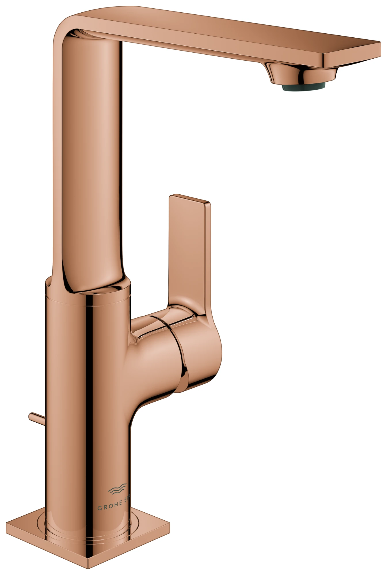 Einhand-Waschtischbatterie Allure 32146, L-Size, Einlochmontage, Zugstangen-Ablaufgarnitur 1 1/4'', chrom
