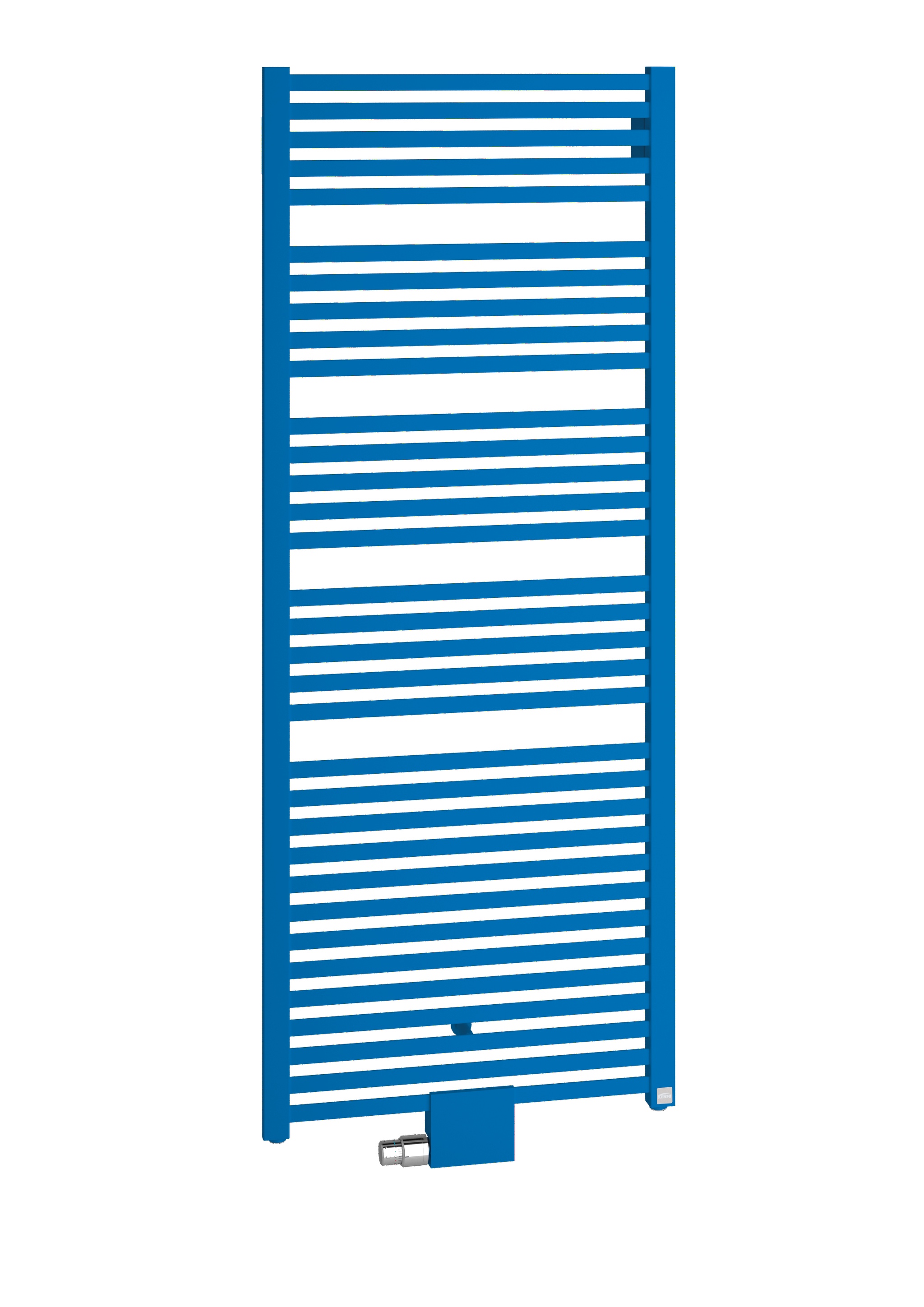 Kermi Design-Heizkörper „Geneo® quadris“ 44,7 × 81,4 cm in glanzsilber Metallic