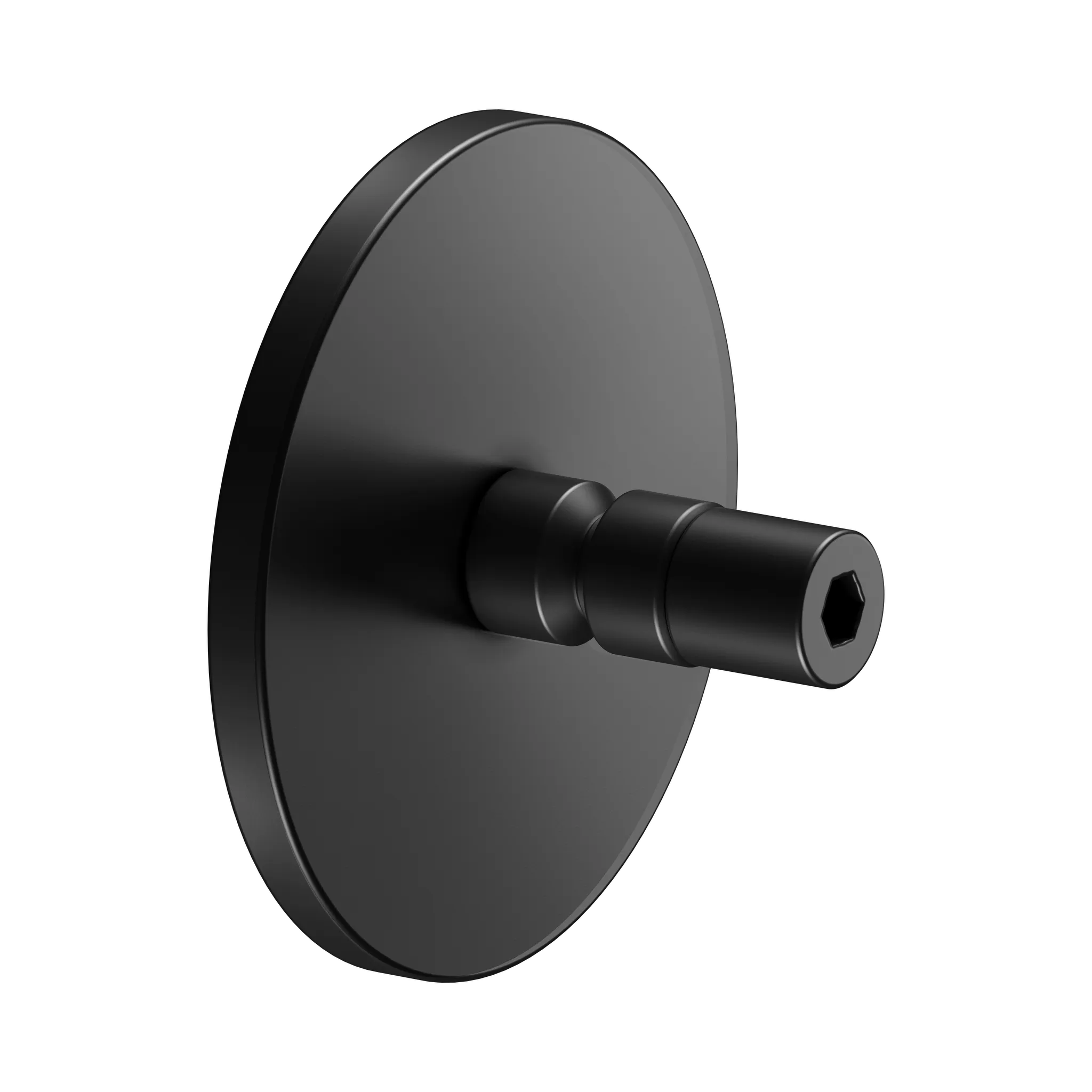 Universalartikel 04994370501 Klebe-Set 5 für 12801, 12814 mit runder Rosette schwarz matt Universalartikel 04994370501 Klebe-Set 5 für 12801, 12814 mit runder Rosette schwarz matt