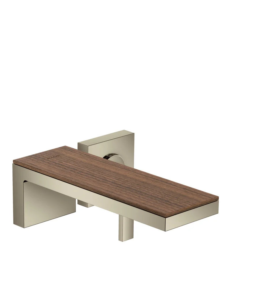 Hansgrohe AXOR MyEdition Platte 245 mm, Amerikanischer Nussbaum, abnehmbar