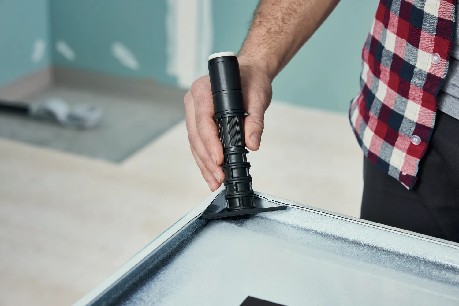Bette Montagefuß für Duschwannen ≤ 100 cm „BetteLevel“ 15 cm