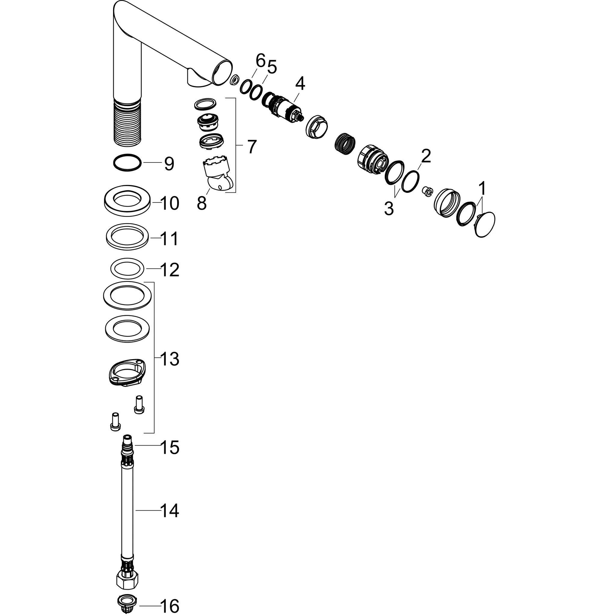 Standventil 80 Axor Uno Select für Waschtisch ohne Ablaufgarnitur chrom Standventil 80 Axor Uno Select für Waschtisch ohne Ablaufgarnitur chrom