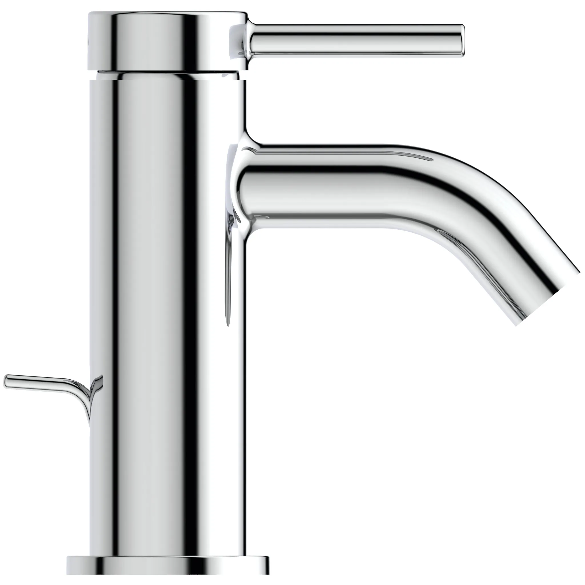 Waschtischarmatur Ceraline Nuovo H65 Ausladung 90mm mit Ablaufgarnitur BlueStart Chrom Waschtischarmatur Ceraline Nuovo H65 Ausladung 90mm mit Ablaufgarnitur BlueStart Chrom