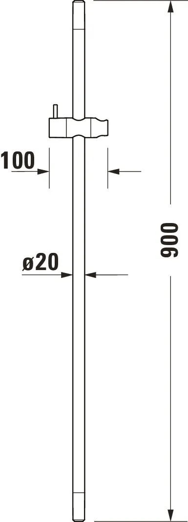 Brausestange Brausen und Zubehör Brausestange „ZubehörArmaturen“ in Chrom