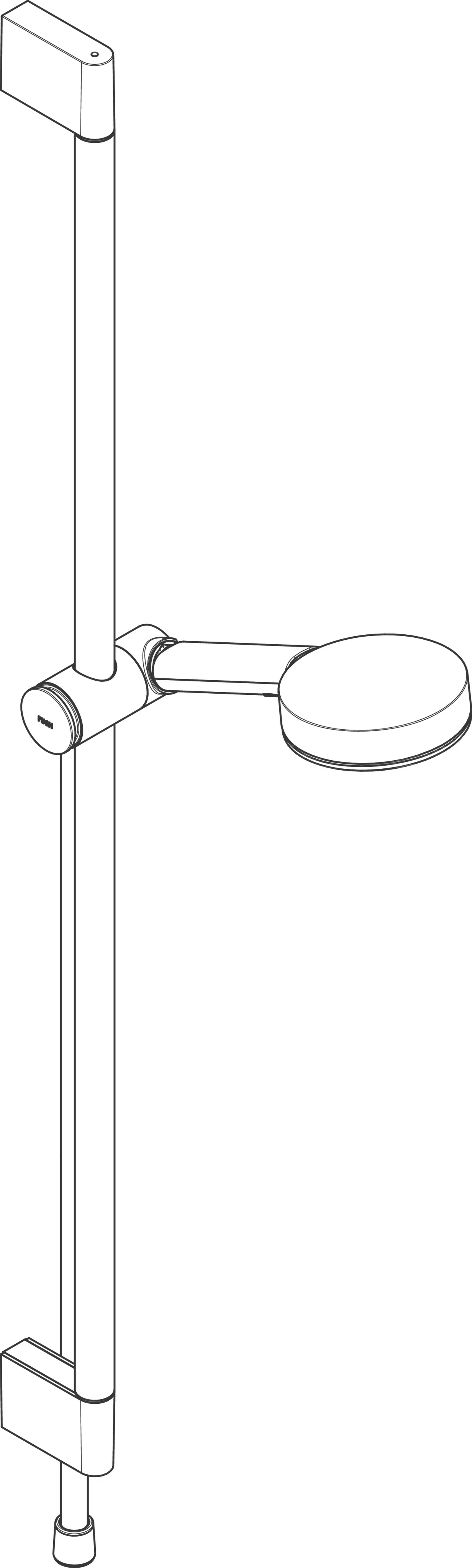 Hansgrohe Pulsify Select S Brauseset 105 mm, 3 Strahlarten, Mattschwarz, 90 cm Brausestange
