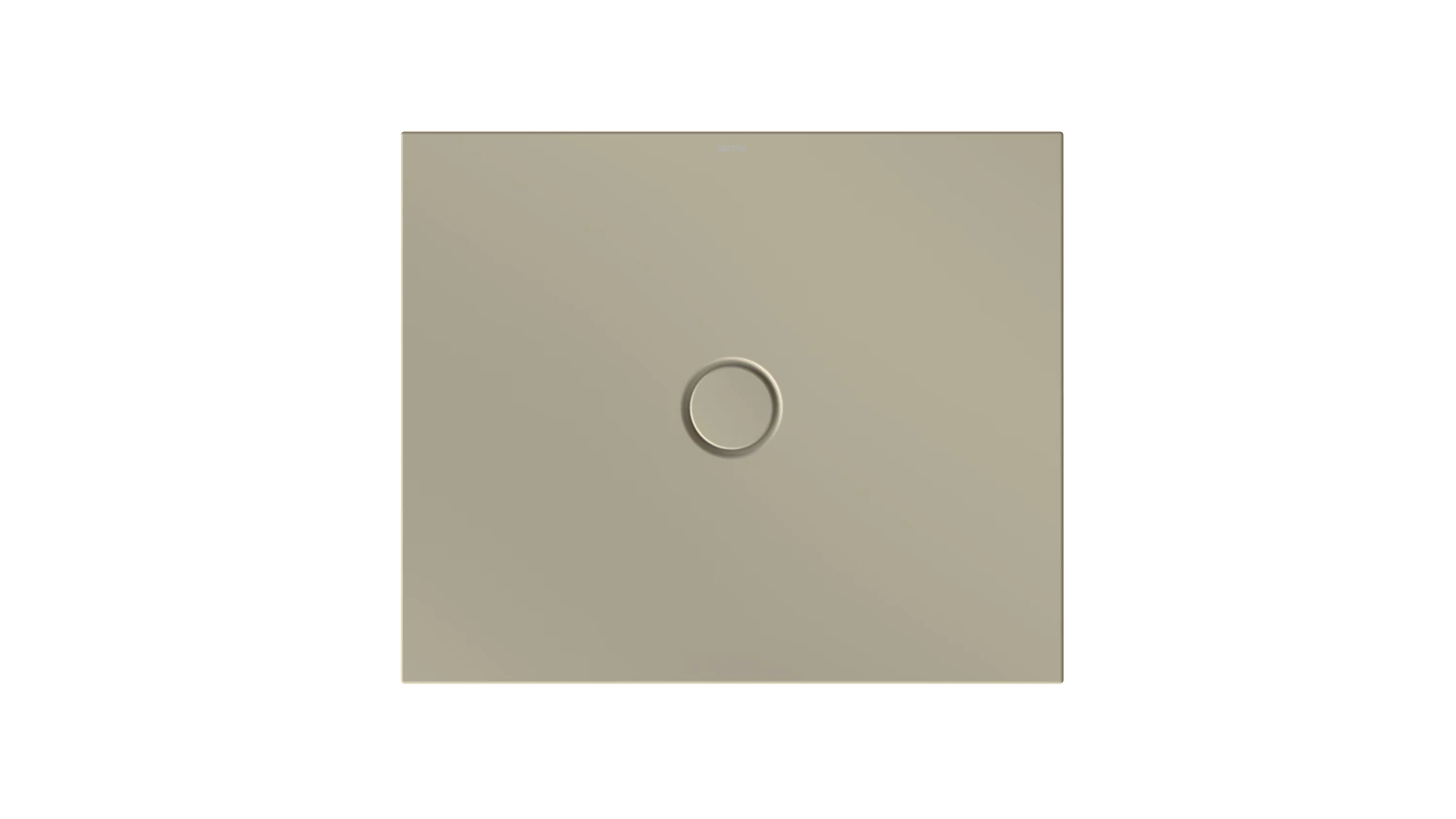 Bette rechteck Duschwanne „BetteFloor“ 900 × 750 mm ohne Oberflächenbeschichtung, mit BetteGlasur Plus, ohne Wannenträger, in Cashmere