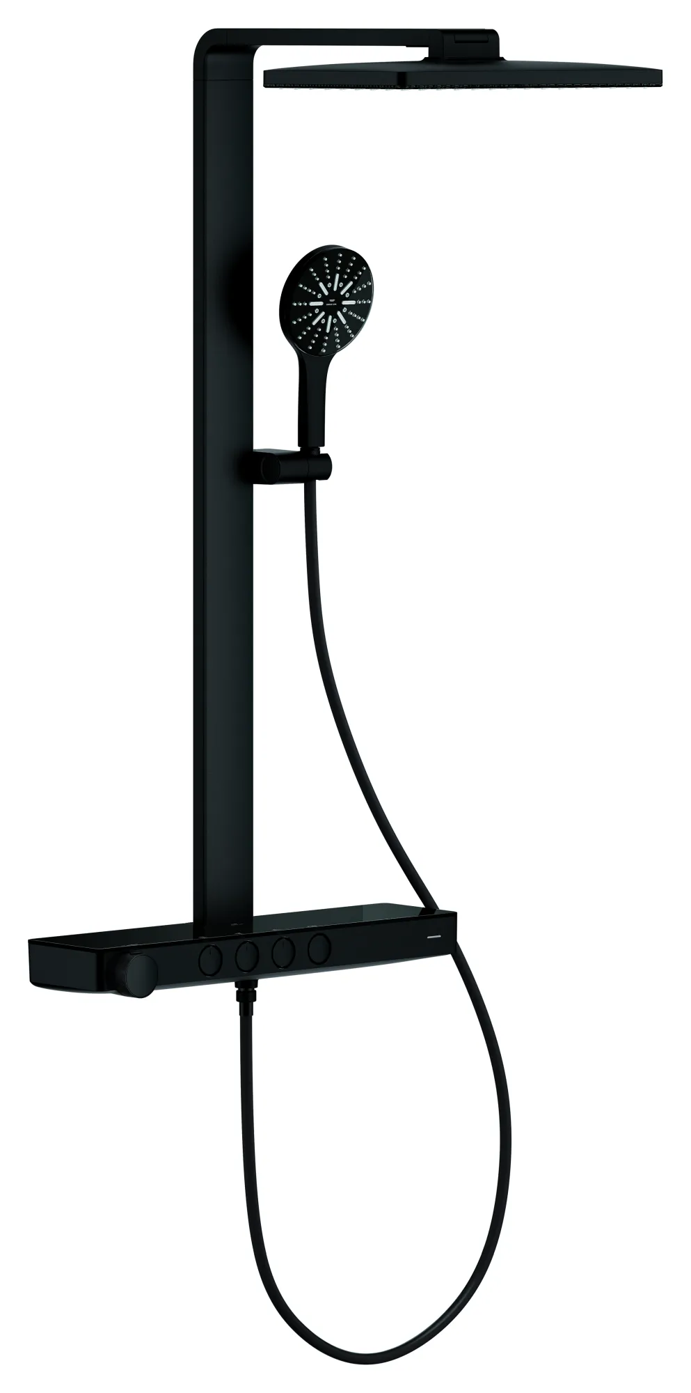 Duschsystem Rainshower Aqua Pure 100961, mit SmartControl Thermostatbatterie, Wandmontage, Kopfbrause 400 x 230 mm, 2 Strahlarten, Durchfluss 8.7 l/min, Brauseboden weiß, Handbrause 3 Strahlarten, Durchfluss 8.4 l/min, Brauseboden weiß, chrom Duschsystem Rainshower Aqua Pure 100961, mit SmartControl Thermostatbatterie, Wandmontage, Kopfbrause 400 x 230 mm, 2 Strahlarten, Durchfluss 8.7 l/min, Brauseboden weiß, Handbrause 3 Strahlarten, Durchfluss 8.4 l/min, Brauseboden weiß, chrom