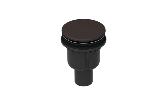 Bette Ablaufgarnitur BetteDown DW anthracite, 0,6 l/s, Ab- und Überlauf, 270x155x110 mm, Kunststoff
