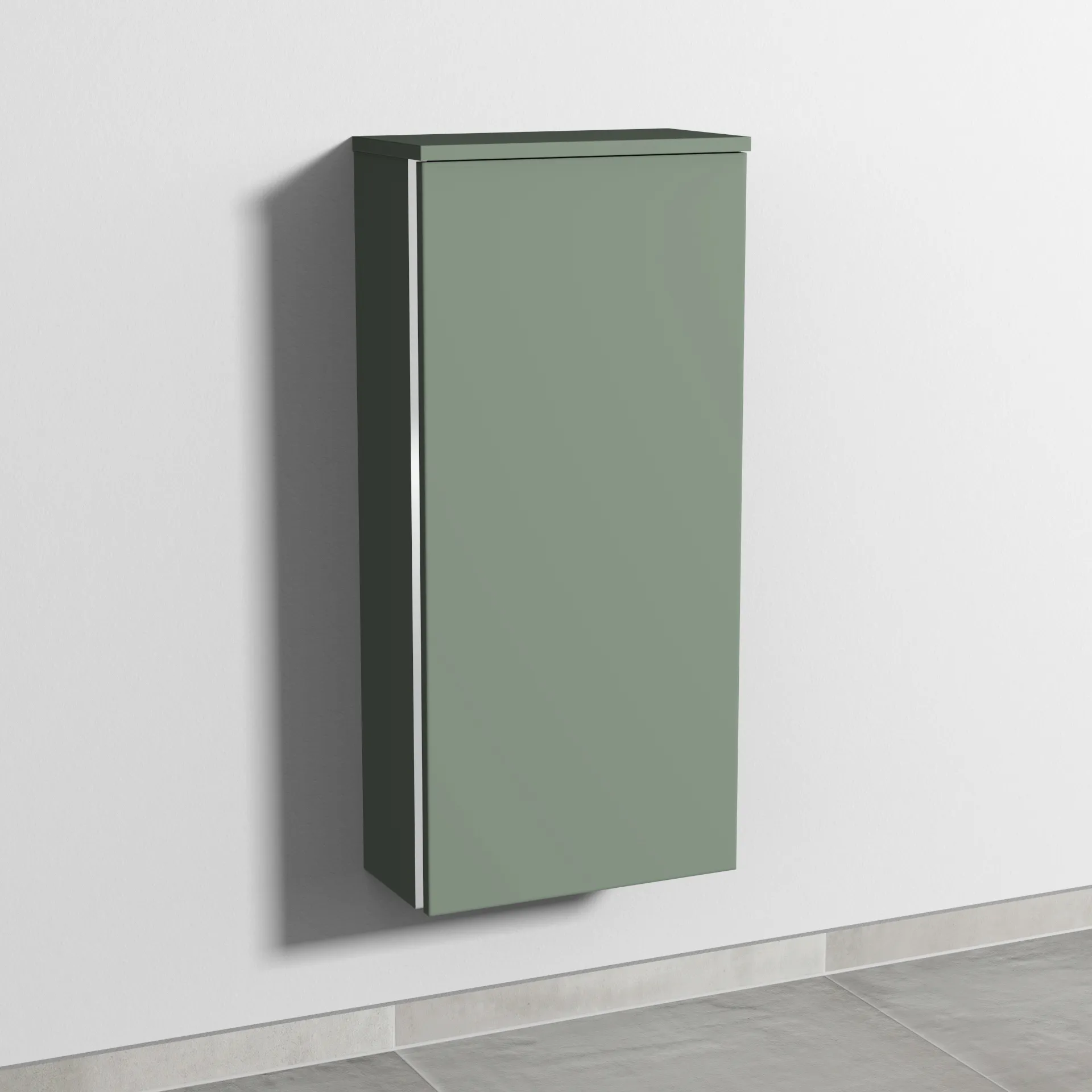 Sanipa Mittelschrank „3way“ 400 × 850 × 199 mm Anschlag rechts, in Soft-Green, Anschlag rechts Sanipa Mittelschrank „3way“ 400 × 850 × 199 mm Anschlag rechts, in Soft-Green, Anschlag rechts
