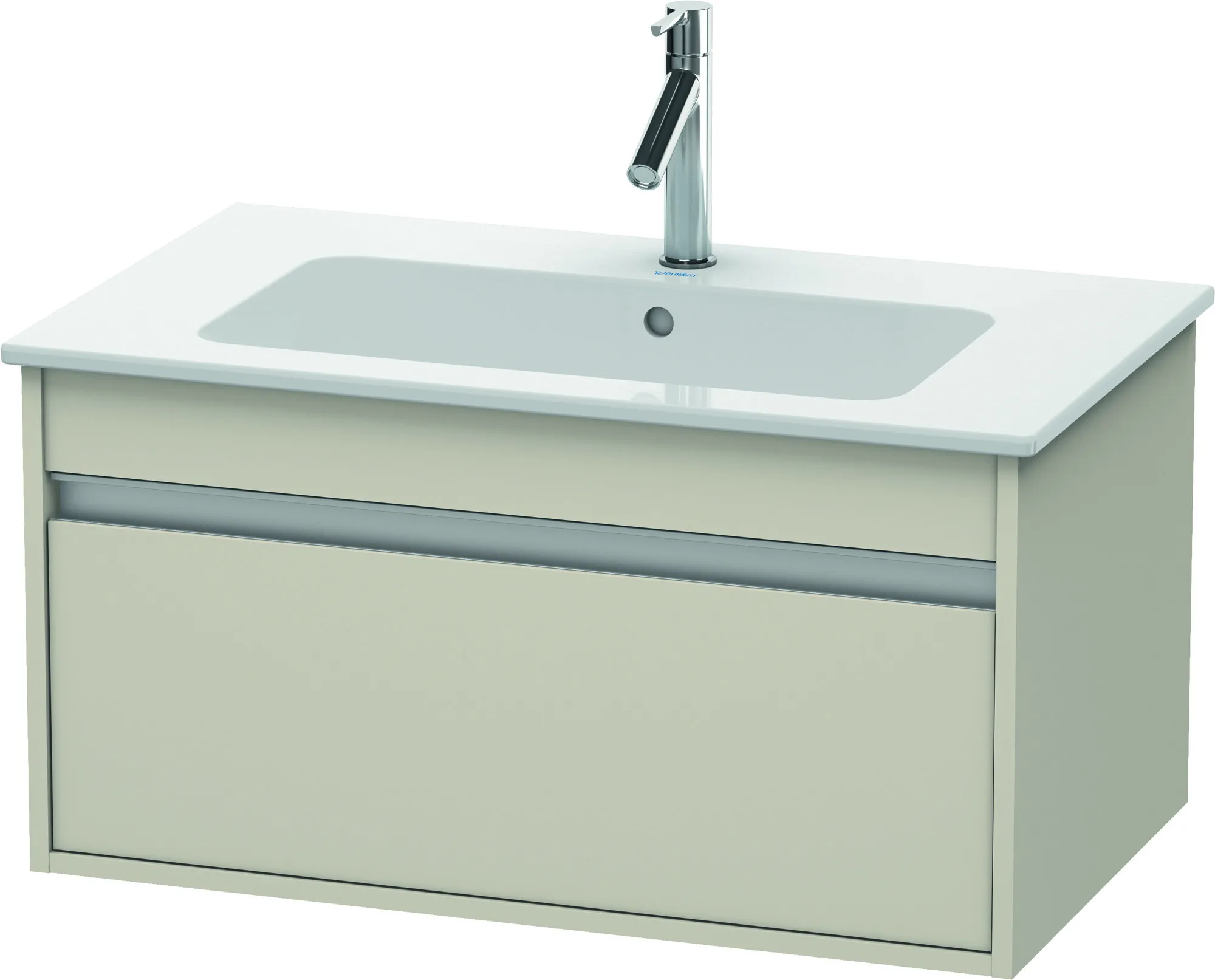 Duravit Waschtischunterschrank wandhängend „Ketho“ 80 × 41 × 47,5 cm Taupe Matt Duravit Waschtischunterschrank wandhängend „Ketho“ 80 × 41 × 47,5 cm Taupe Matt