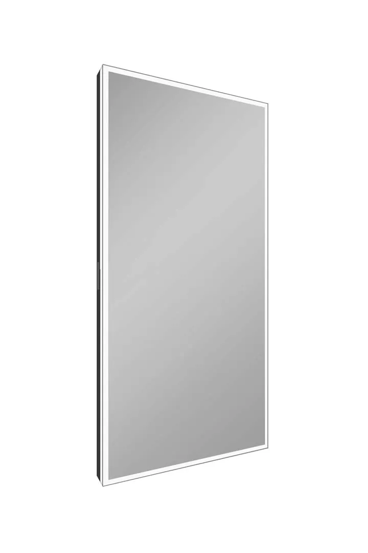 Schneider Lichtspiegel GLOW HCL A/SP 56/90/HCL/SH - LED Beleuchtung 2000-6500 K, Human Centric Lighting, Aufputzmontage, Aluminiumrahmen, schwarz matt Schneider Lichtspiegel GLOW HCL A/SP 56/90/HCL/SH - LED Beleuchtung 2000-6500 K, Human Centric Lighting, Aufputzmontage, Aluminiumrahmen, schwarz matt