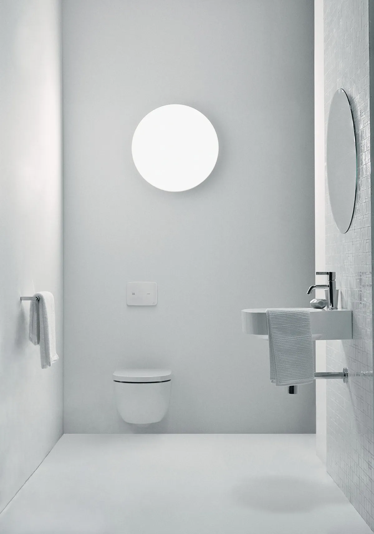 Waschbecken „Linda-X“ 50 × 48 × 13,5 cm, Hahnlochposition mittig in Weiß Waschbecken „Linda-X“ 50 × 48 × 13,5 cm, Hahnlochposition mittig in Weiß