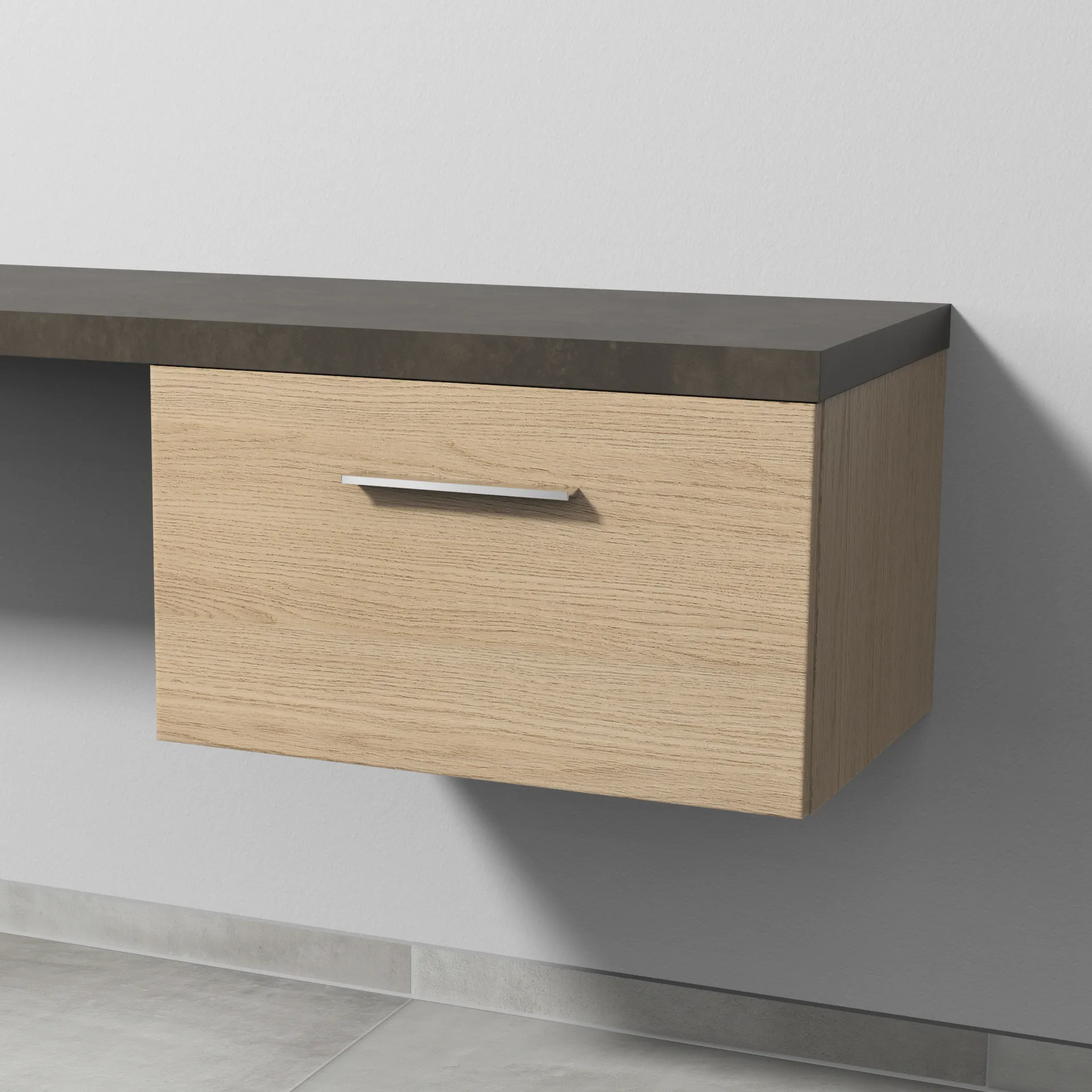 Sanipa Anbauschrank „2morrow“ 600 × 340 × 420 mm in Eiche Nordic